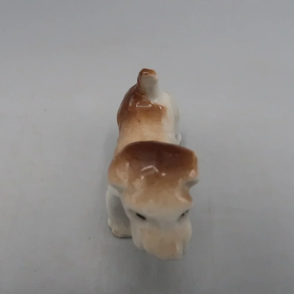 Wire Fox Terrier Porcelain Ceramic Figure Vintage Miniature 2